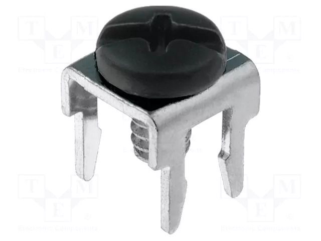 Terminal: screw terminal; low profile; THT,screw terminal; black KEYSTONE KEYS7775-3
