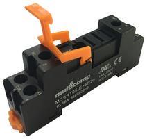 RELAY SOCKET, 300V, 16A, DIN RAIL MCSRT05-E +SR20