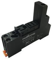 RELAY SOCKET, 300V, 16A, DIN RAIL MCSRU05-E