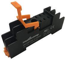 RELAY SOCKET, 300V, 10A, DIN RAIL MCSRT08-A + SR20