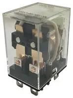 POWER RELAY, 24VAC, 10A, DPDT, SOCKET MCJQX-13F-LY2CL-24VAC