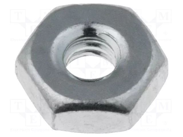 Nut; hexagonal; UNC 4-40; Thread: inch; 40; steel; Plating: zinc KEYSTONE KEYS9600
