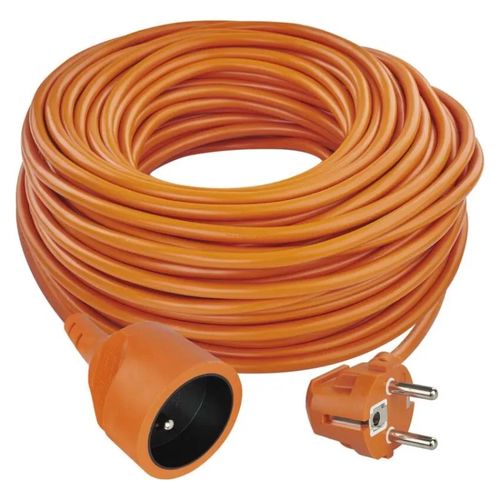 Extension Cord 40 m / 1 socket / orange / PVC / 230 V / 1.5 mm2, EMOS P01140 8595025343352