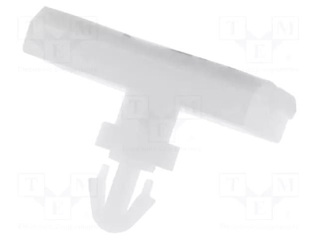 PCB distance; polyamide; L: 6.4mm; self-adhesive; natural; UL94V-2 FIX&FASTEN FIX-CSS-6.4