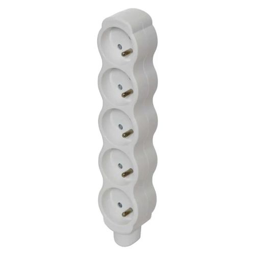 Power Strip without cable 5 sockets, white, EMOS P0500N 8592920076965