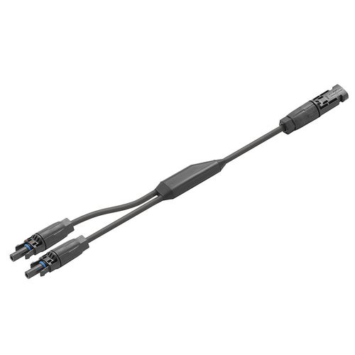 Photovoltaics, Y-Connector Cable, 1x WM4 C Male, 2x WM4 C Female, 6mm², 1500 V Weidmuller 2814180000 04064675298861