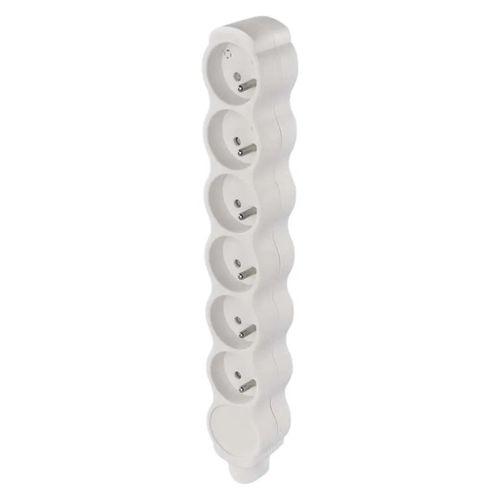 Power Strip without cable 6 sockets, white, EMOS P0600N 8592920111543
