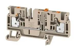 TERMINAL BLOCK, DIN RAIL, 2POS, 12AWG 2429850000