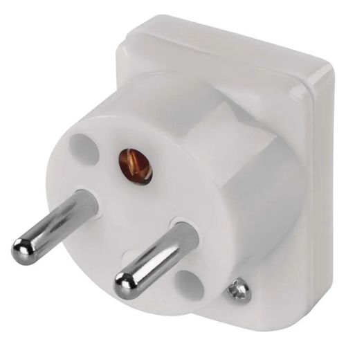 Angle Plu  for extension cord, white, EMOS P0035 8595025372604