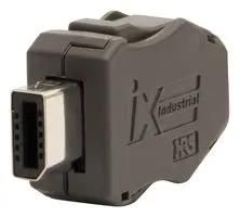 MODULAR CONN, INDUSTRIAL, PLUG, 10P10C IX40G-A-10S-CV(7.0)