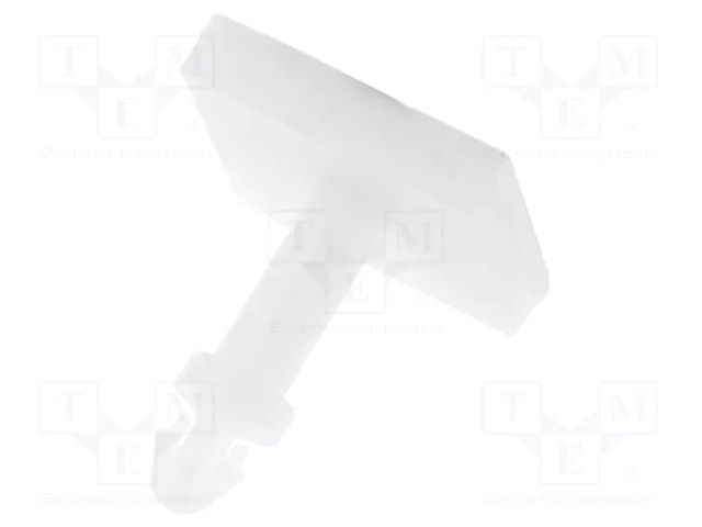 PCB distance; polyamide; L: 12.7mm; self-adhesive; natural FIX&FASTEN FIX-CSS-12.7