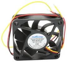 AXIAL FAN, 60MM, 12VDC, 18.6CFM, 27.7DBA MC002103