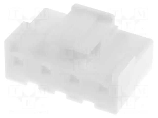 Connector: wire-board; plug; female; PIN: 4; 5mm; Type: w/o contacts JST NVR-04