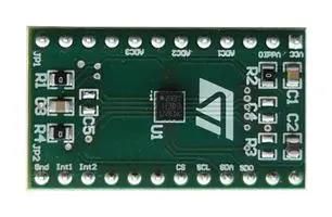 ADAPTER BOARD, MEMS MOTHERBOARD STEVAL-MKI153V1