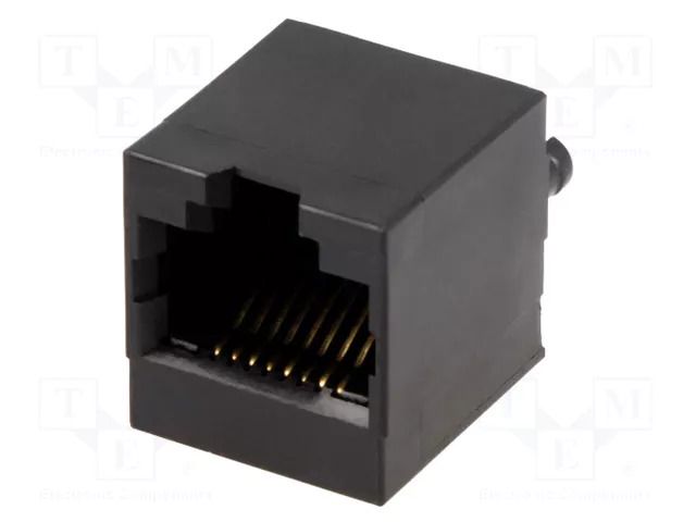 Connector: RJ45; socket; PIN: 8; 8p8c; on PCBs,PCB snap; THT ADAM TECH MTJ-88FX1