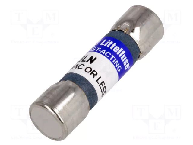 Fuse: fuse; 20A; 250VAC; quick blow; 10.3x38mm LITTELFUSE 0BLN020.T