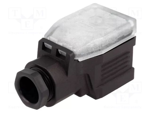 Connector: valve connector; plug; form A; 18mm; female; PIN: 4; 16A HIRSCHMANN GDME3020SW