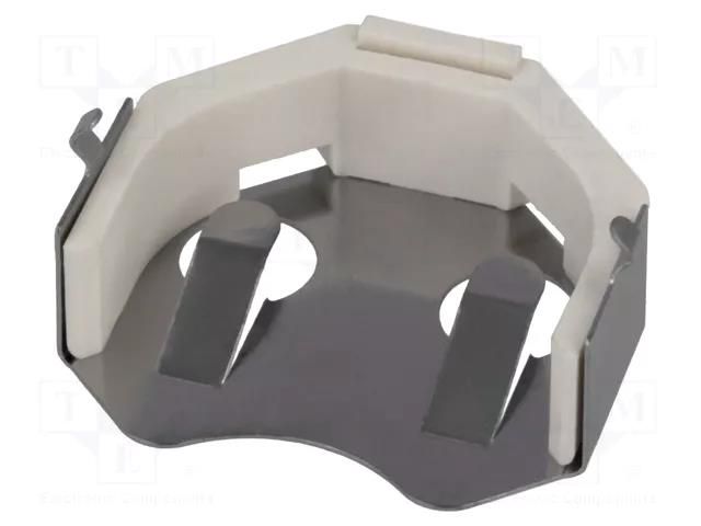 Clip; BR2032,CR2032,DL2032; PCB; H: 7.5mm; Ø: 20mm KEYSTONE KEYS3025