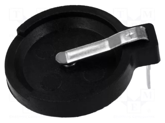 Socket; BR1616,CR1612,CR1616,CR1620; Batt.no: 1; horizontal,THT KEYSTONE KEYS502-3