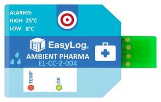 DATA LOGGING, -30 TO +70DEG C, 100%RH EL-CC-2-004 PK10