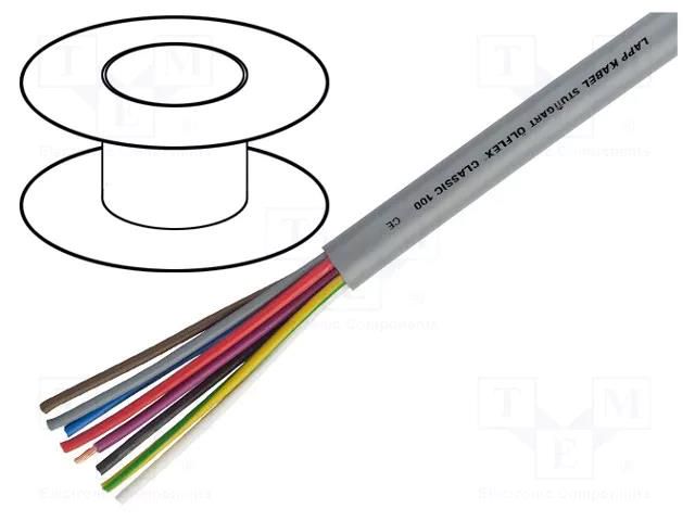 Wire; ÖLFLEX® CLASSIC 100; 10G1mm2; unshielded; 300V,500V; Cu LAPP CL100-10G1.0