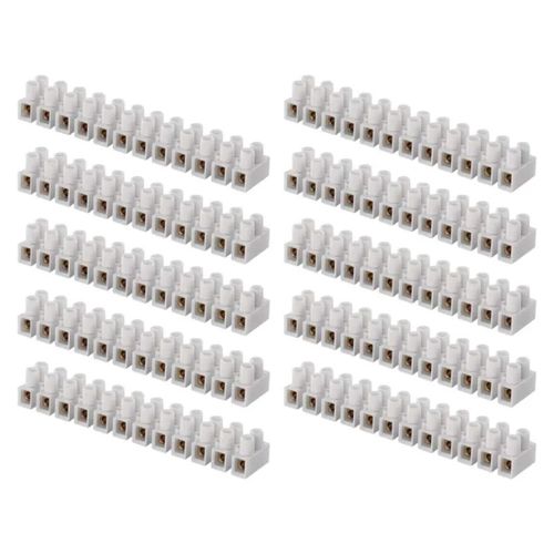 Terminal block 12×4,00 mm white, EMOS A4001 8595025359025