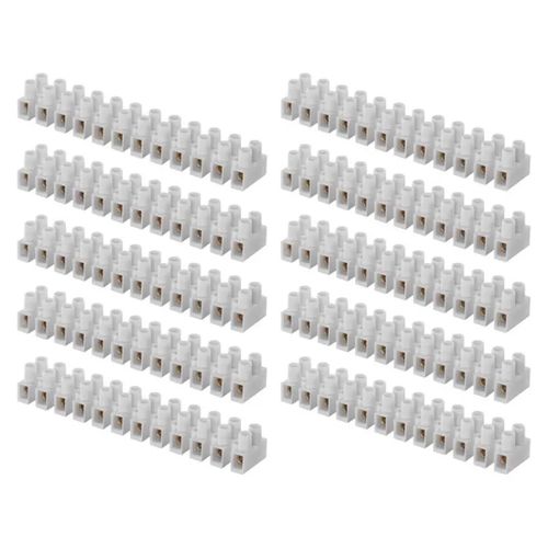 Terminal block 12×6,00 mm white, EMOS A4002 8595025359049