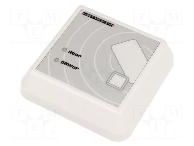 RFID reader; 8÷16V; 1-wire; antenna; 82x82x22mm; white; 125kHz NETRONIX UW-DAL