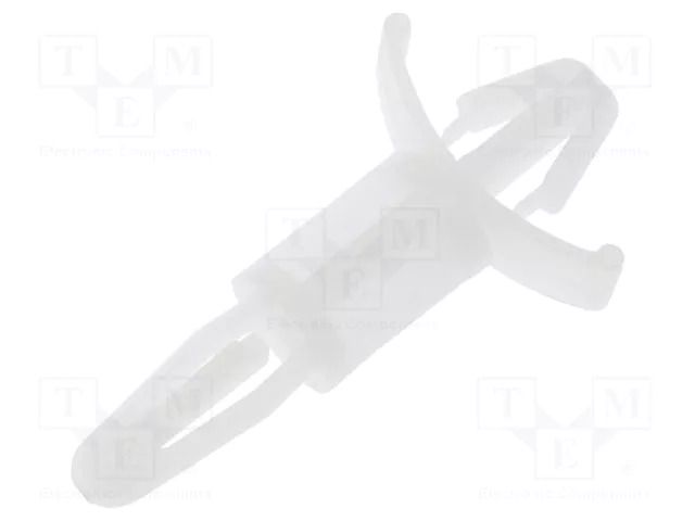 PCB distance; polyamide; L: 9.5mm; latch/latch; natural; UL94V-2 FIX&FASTEN FIX-LCS-9.5