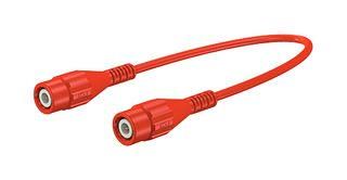 TEST LEAD, BNC PLUG-BNC PLUG, 1M, RED 67.9770-100-22