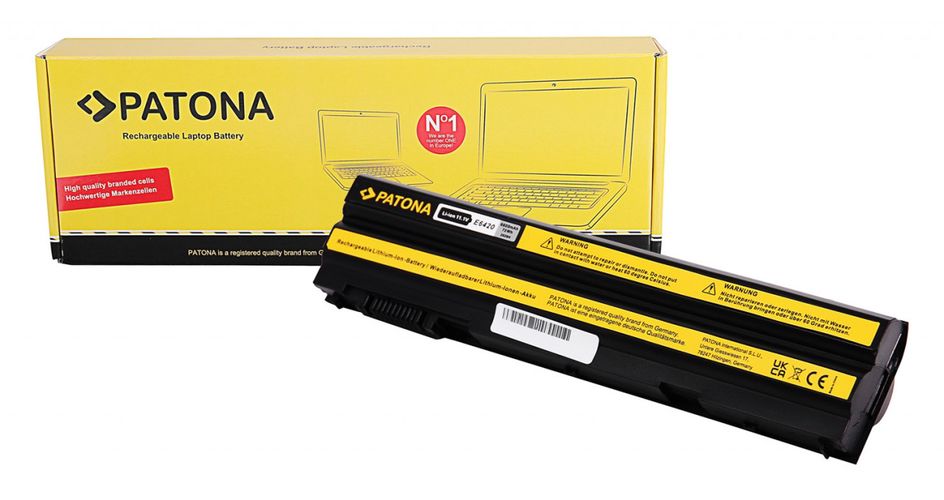 PATONA Battery f. Dell Latitude E6420 E6420 ATG E6430 E6520 E6530 E5420 9 cells 6600mAh, PATONA 2829 4055655208420