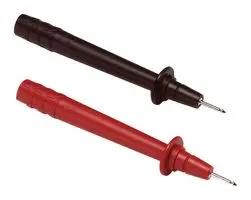 TEST PROBE, 2MM TIP, 10A, BLACK/RED 6232A.