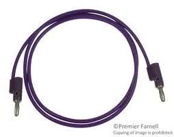 TEST LEAD, BANANA PLUG, VIOLET, 72 B-72-7.