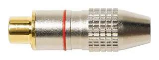 RCA CONNECTOR, JACK, 1POS, RED 6880.