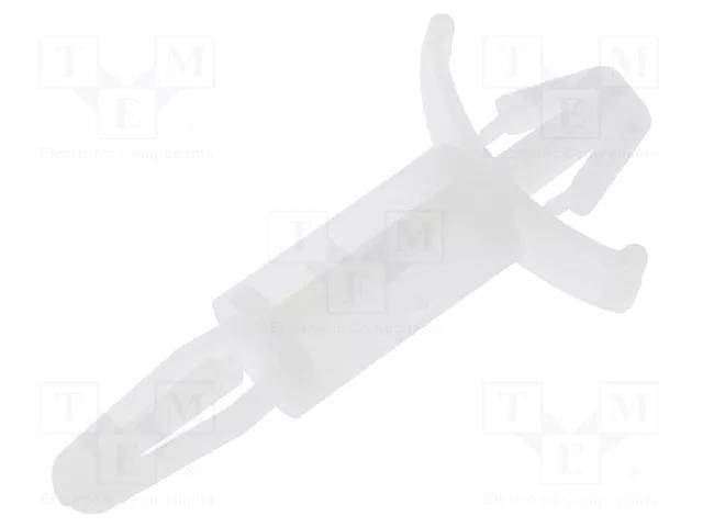 PCB distance; polyamide; L: 12.7mm; latch/latch; natural; UL94V-2 FIX&FASTEN FIX-LCS-12.7