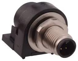 SENSOR CONNECTOR, M5, PLUG, 3POS, PANEL 853-003-113R001