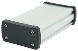 MULTIPURPOSE ENCLOSURE, ALUM, SILVER/BLK MC002149