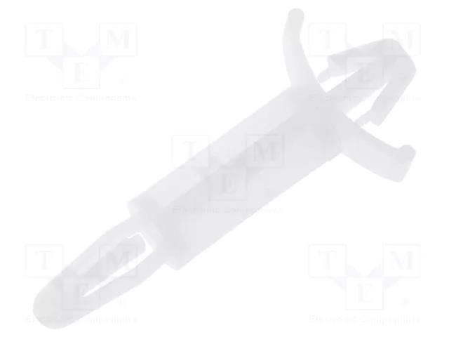 PCB distance; polyamide; L: 15.9mm; latch/latch; natural; UL94V-2 FIX&FASTEN FIX-LCS-15.9