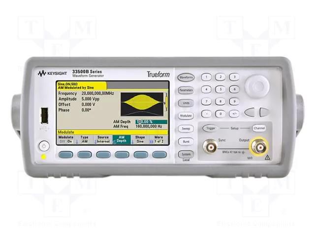Generator: arbitrary, function; 20MHz; LCD TFT 4,3"; 480x272 KEYSIGHT 33511B