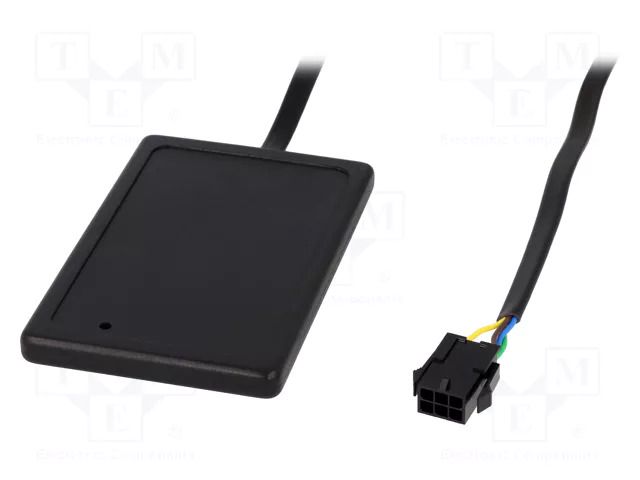 RFID reader; 7÷32V; 1-wire; antenna; 54x85x7mm; black; 13.56MHz NETRONIX PLA-MDK