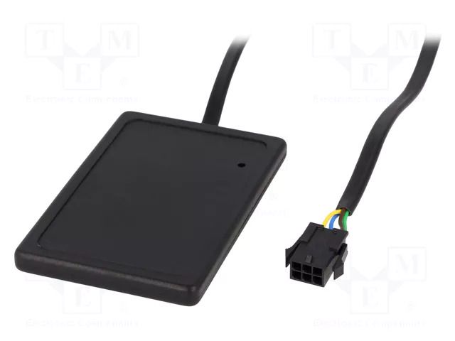 RFID reader; 7÷32V; 1-wire; antenna; 54x85x7mm; black; 125kHz NETRONIX PLA-UDK