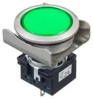 PILOT LIGHT, GREEN, 24VAC/VDC LBW6MP-1T04WG