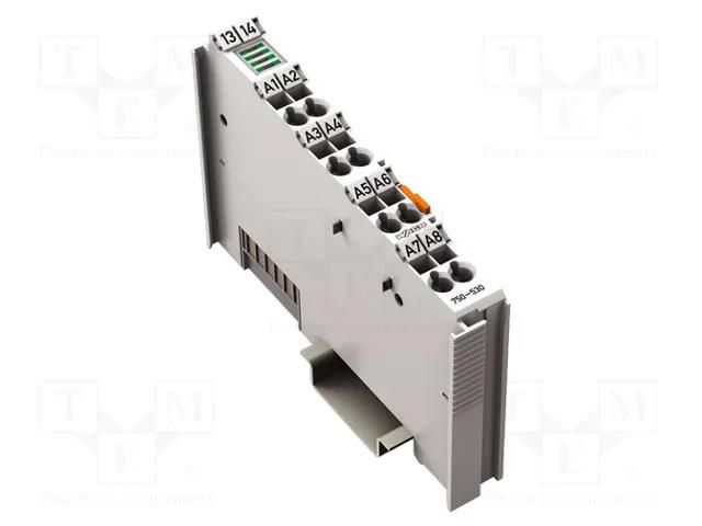 Industrial module: digital output; 0÷55°C; IP20; 750/753; OUT: 8 WAGO 750-530