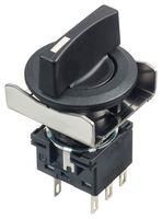 ROTARY SWITCH, 3 POS, 5A, 250VAC LBW6S-33T6