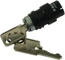 ACTUATOR, SQUARE, KEYLOCK SWITCH 61-2205.0/D