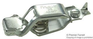 TEST CLIP, ZINC PLATED STEEL, 40A/19MM BU-25