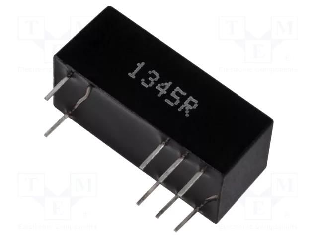 Converter: DC/DC; 1W; Uin: 10.8÷13.2VDC; Uout: 5VDC; Iout: 200mA; THT MEAN WELL SUS01M-05