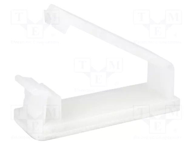 Self-adhesive cable holder; polyamide; 26.8mm; natural; UL94V-2 FIX&FASTEN FIX-FCU-4