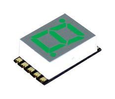 DISPLAY, SEVEN SEGMENT, 7.11MM, GREEN DSM7TA28105T