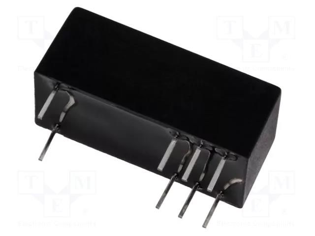 Converter: DC/DC; 1W; Uin: 43.2÷52.8VDC; Uout: 12VDC; Iout: 83.33mA MEAN WELL SUS01O-12